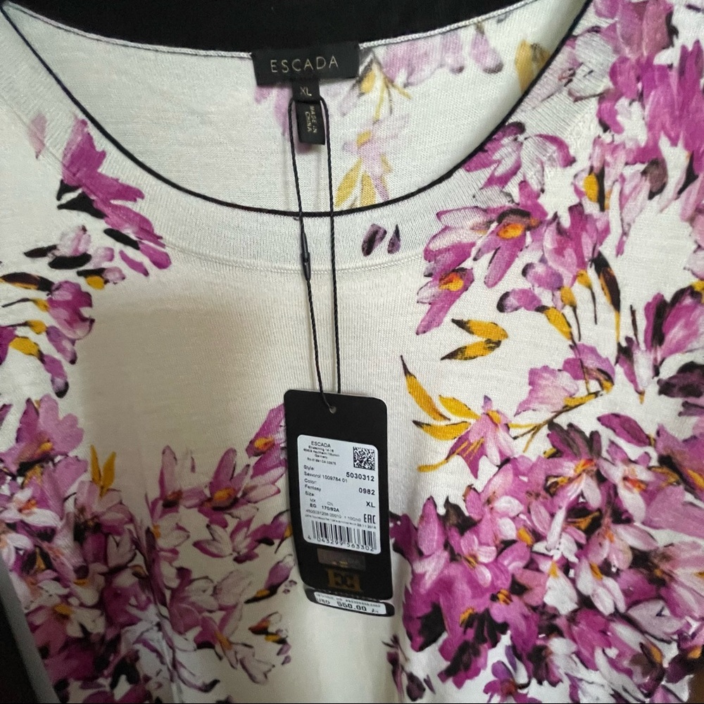 Escada women’s top shell size XL - Picture 2 of 4